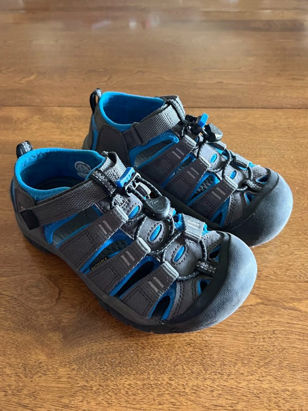 Keen blue and gray sandals little kid 13